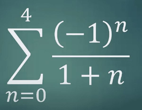 A complex math formula